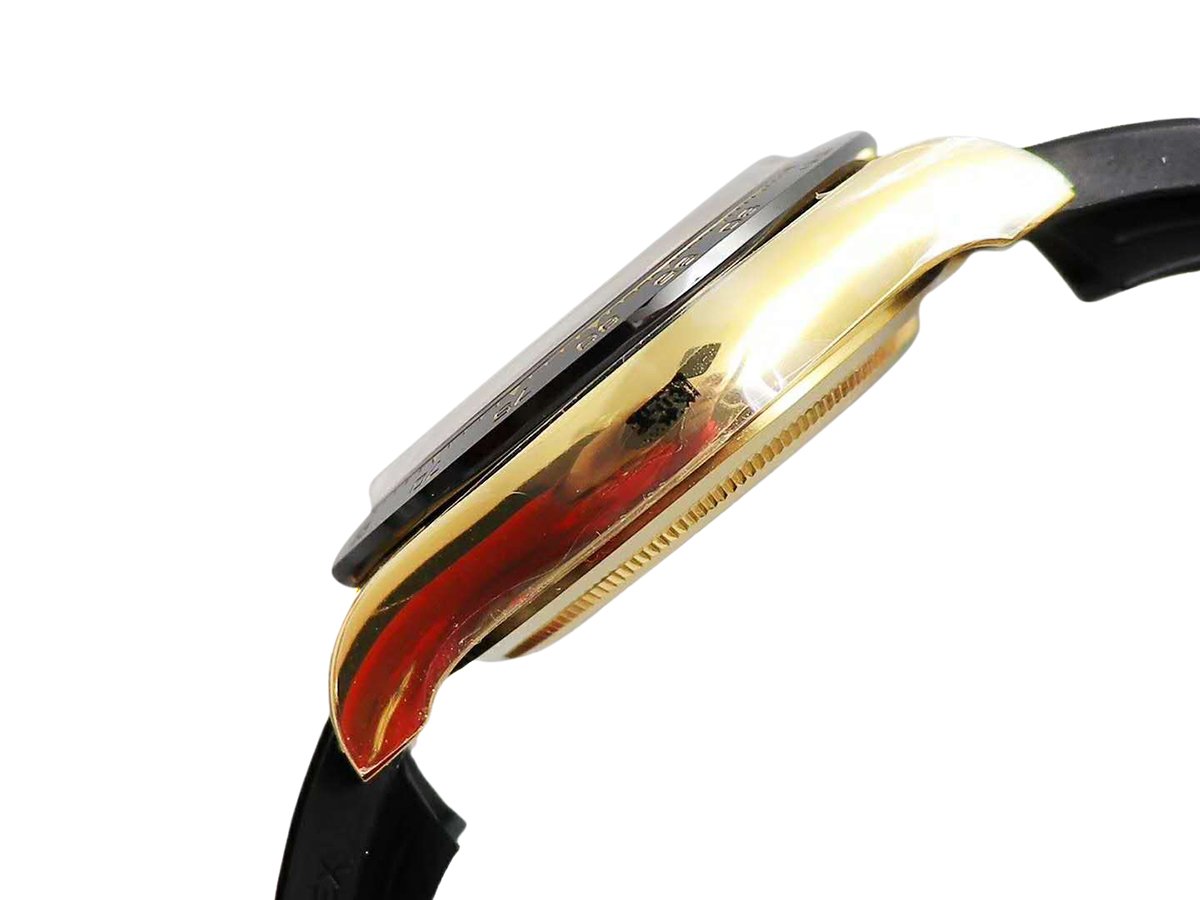 Daytona 116518LN Champagne and Black Dial in Yellow Gold