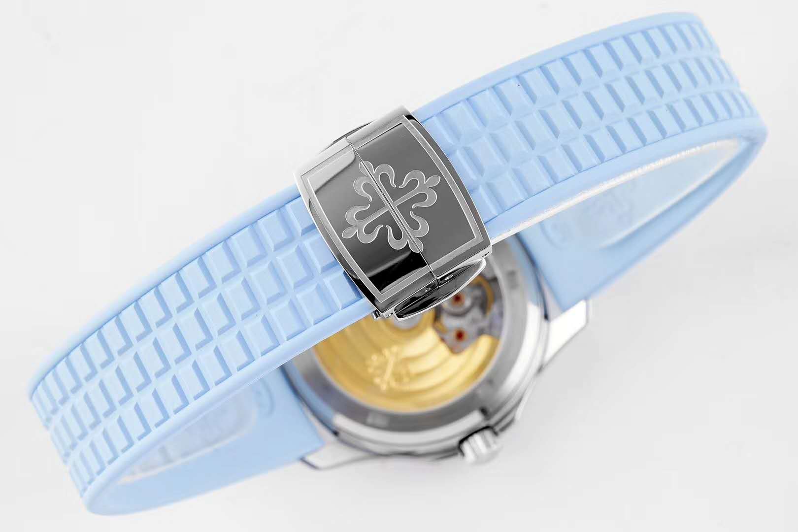 Aquanaut Luce 5072G-001 Blue MOP Dial in Grey Gold