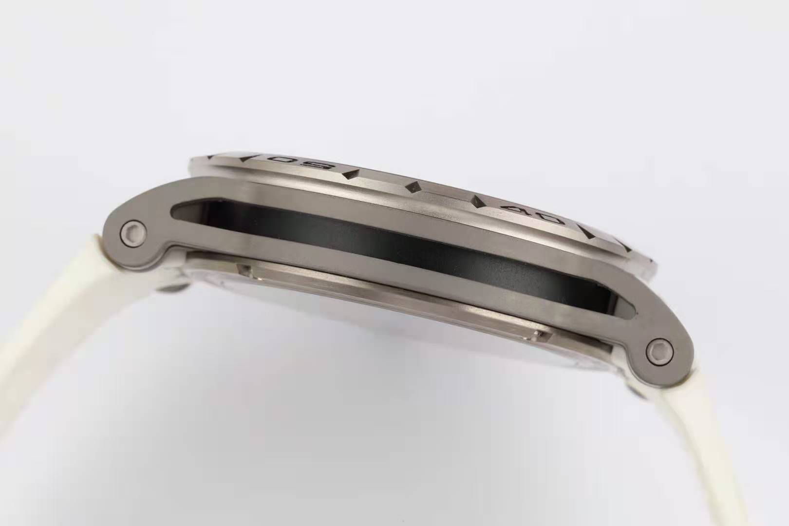 Excalibur Spider Skeleton Flying Tourbillon with White Rubber Strap