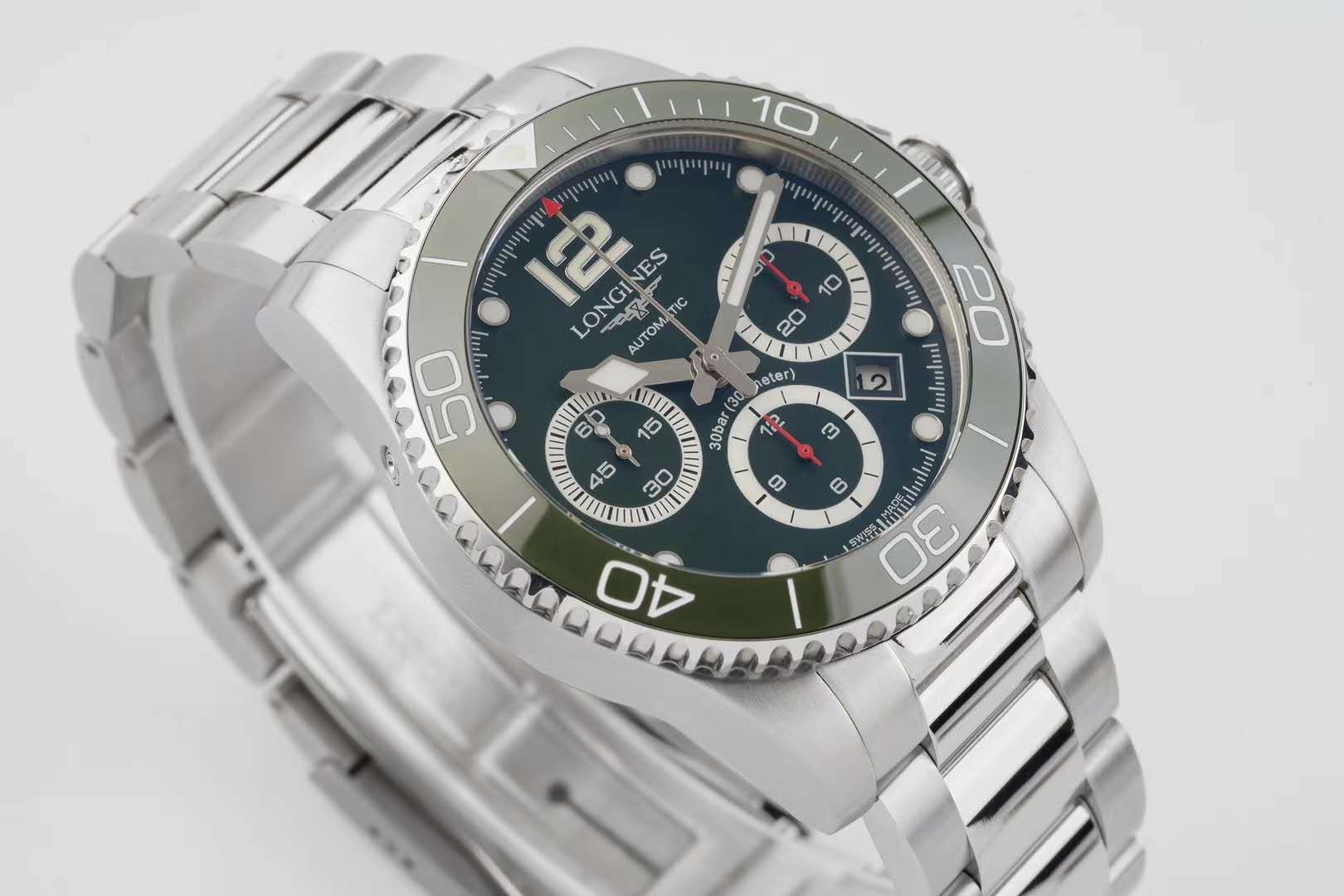 Hydroconquest Green Dial on Bracelet