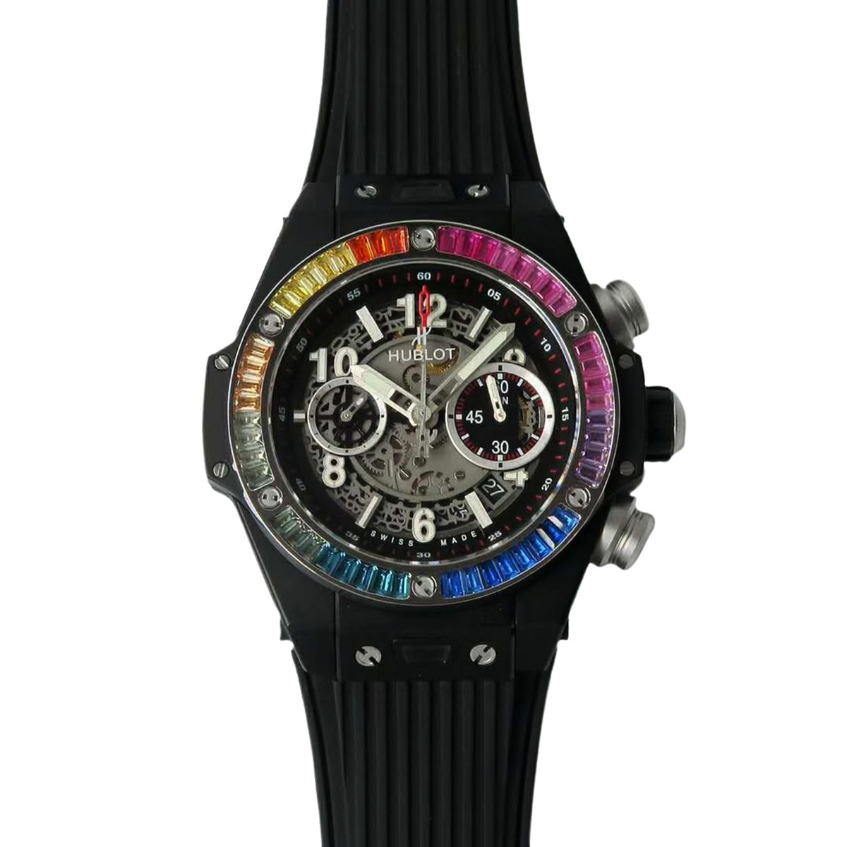 Big Bang Unico Black Magic with Rainbow D1am0nds