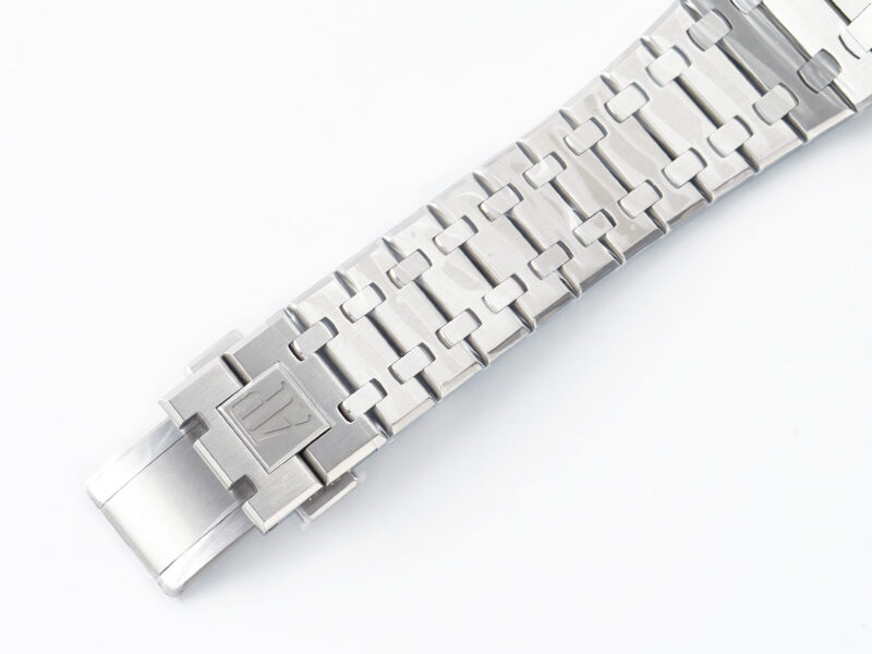 Royal Oak 41mm 15500 SS ZF 1:1 Best Edition Black Textured Dial on SS Bracelet SA4302 S*per Clone V3