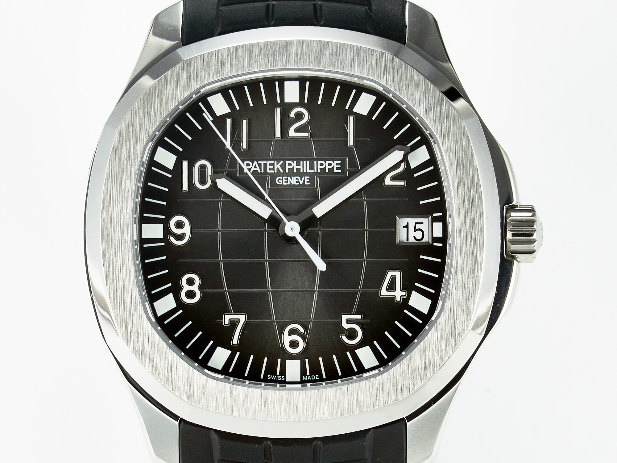 Aquanaut 5167A SS ZF 1:1 Best Edition Black Dial on Black Rubber Strap A324 S*per Clone（New clasp）