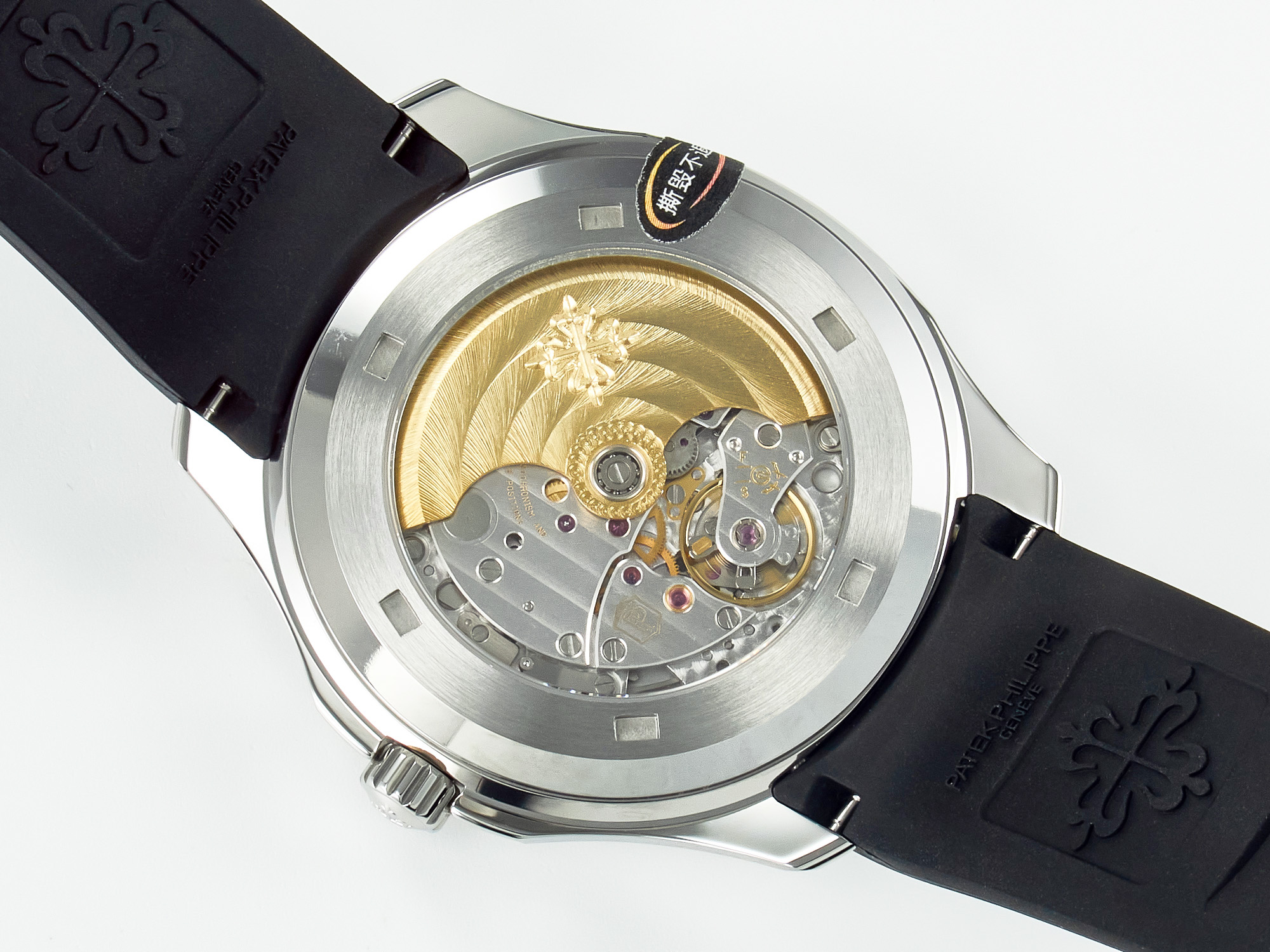 Aquanaut 5167A SS ZF 1:1 Best Edition Black Dial on Black Rubber Strap A324 S*per Clone（New clasp）